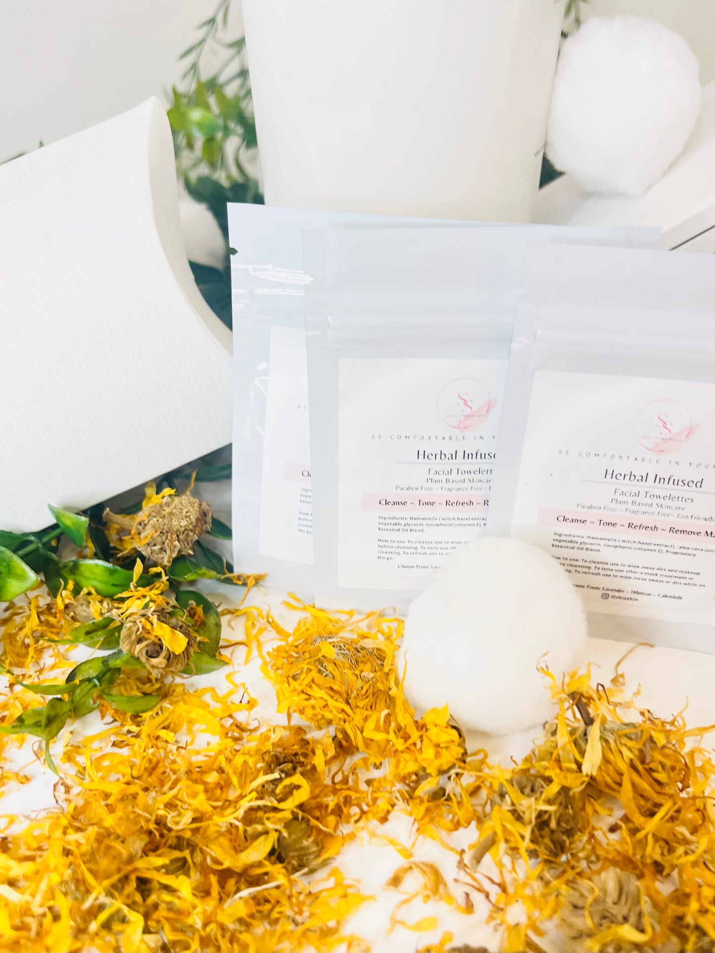 Calming Calendula Infused Face Wipes