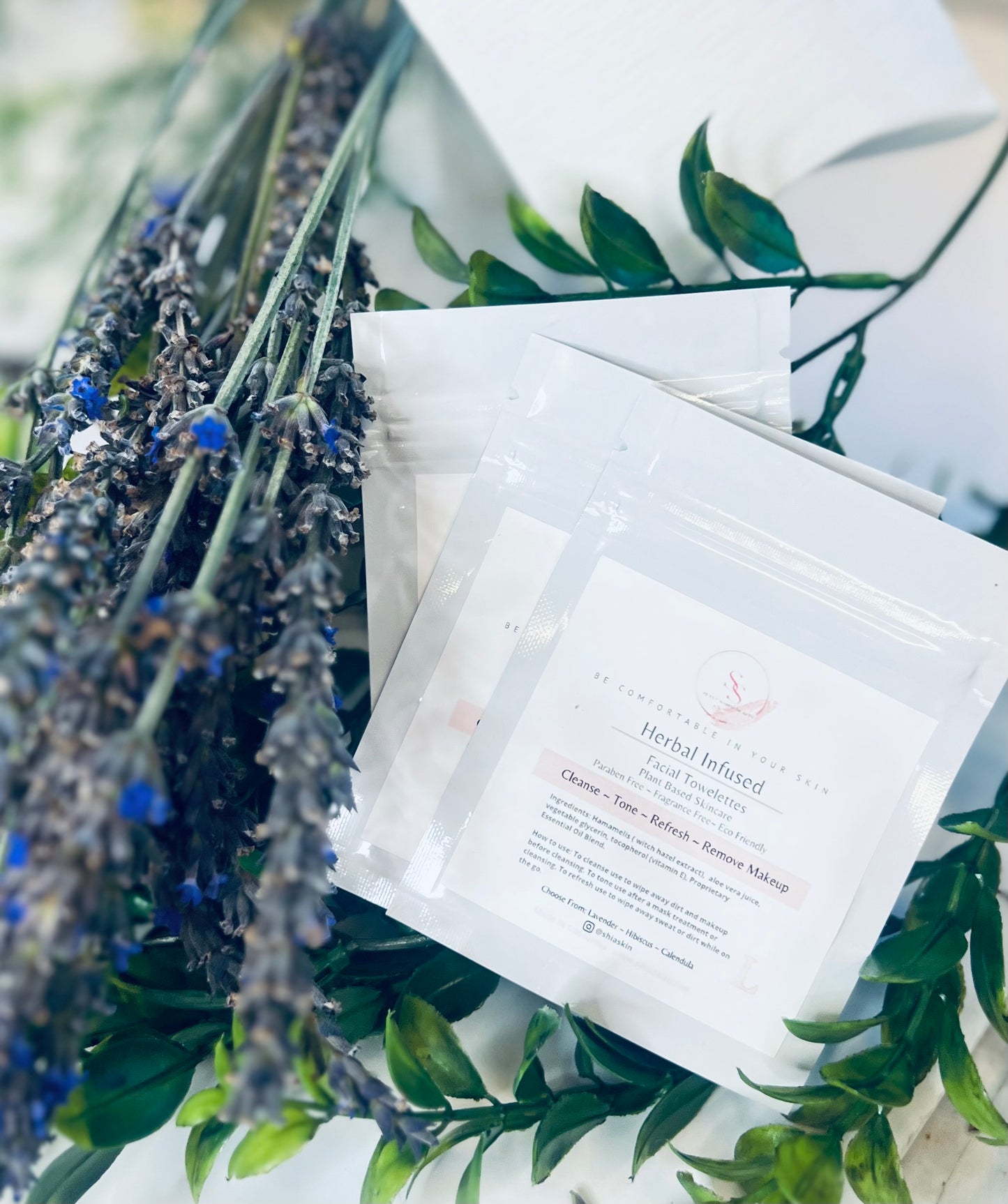 Lavender Infused Facial Wipes