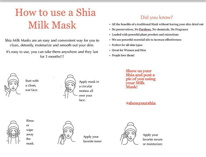 Glowin' Milk Mask-(Night time only)